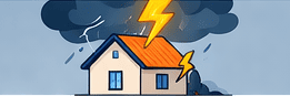 Blitzeinschläge können auch indirekte Schäden verursachen, versichert sind: Schäden an elektrischen Anlagen, zerstörte Haustechnik Überspannung im Stromnetz, Besonders relevant bei moderner Haustechnik und Smart Homes.
